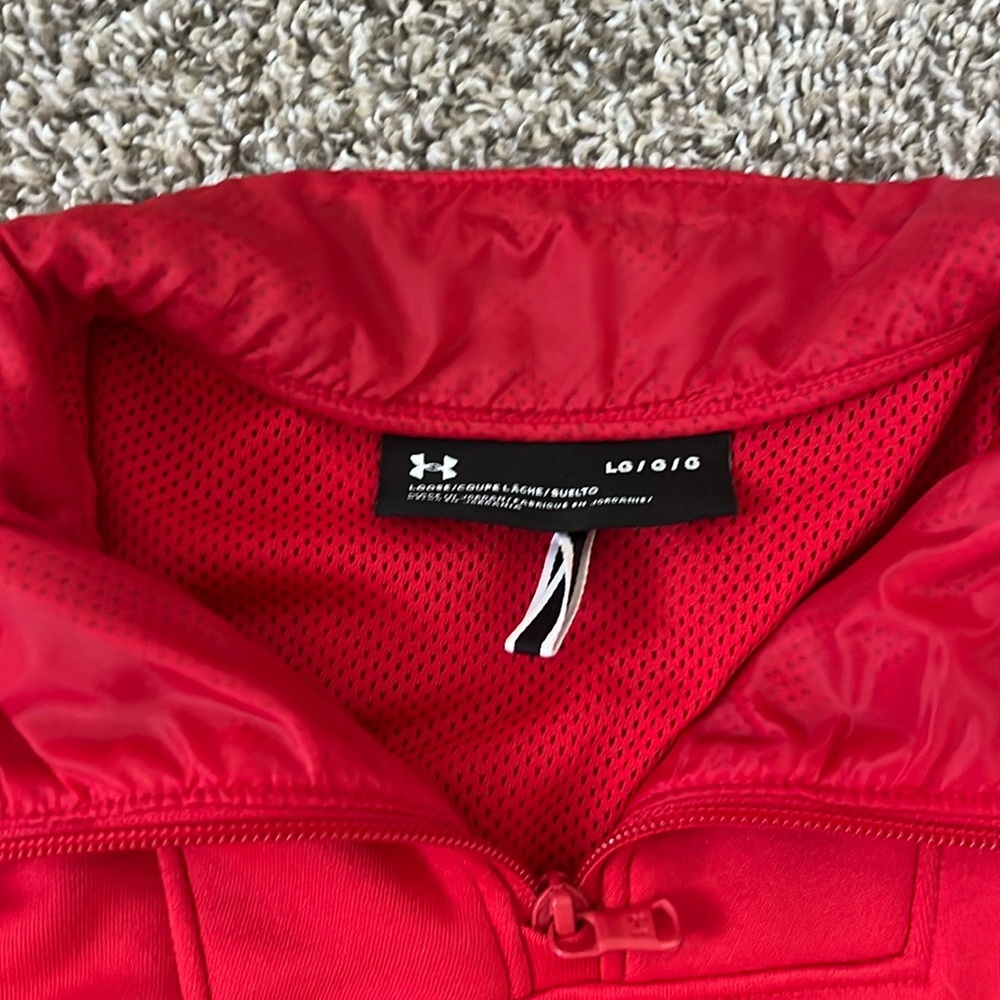 Under Armor Red Performance Pullover - Picture 2 of 3